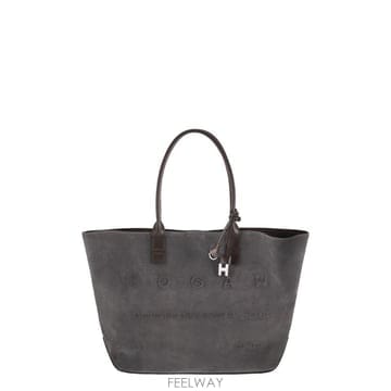 26FW HOGAN Suede shopping 백 with embossed 로고 KBW01TA3300UGM7
