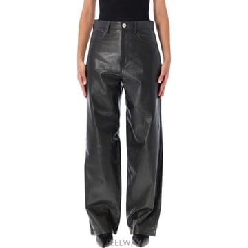 26FW 로헤 BRUUN 레더 배기 PANT 26A42130154036 TP581522988