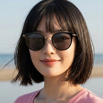 막스마라 선글라스 MM0149 K 01A 아시안핏 라운드 메탈 콤비 명품 데일리 남자 여자
