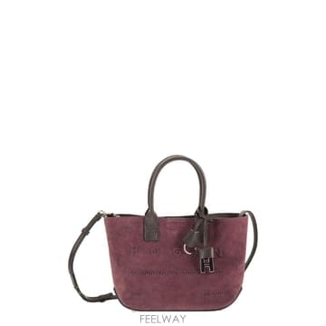 26FW 호건 미니 suede 토트 백 with 숄더 스트랩 KBW01TA4100UGM7E51 TP58152