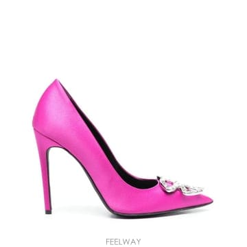 26 FW PINKO 크리스털 장식 펌프스 110mm 100576A0NAN17 TP458647014