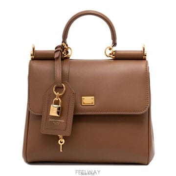 26 FW 돌체앤가바나 마이 시칠리아 로고 플라크 핸드백 8Z093 BB7781B7321