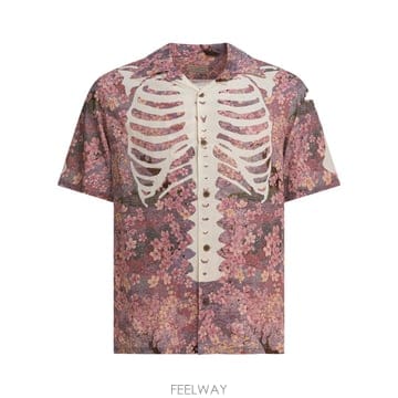 [V90]KAPITAL K2503SS049GRY 남성 셔츠 남방 Bone shirt