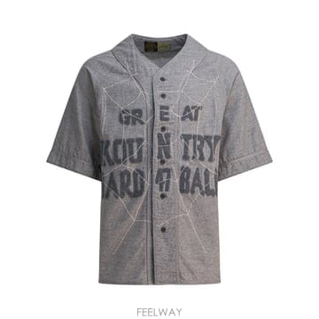 [V90]KAPITAL K2505SS215LGY 남성 셔츠 남방 Great Kountry shirt
