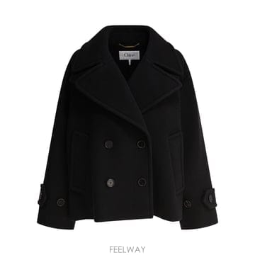 [V90]끌로에 CH25AMA96952001 여성 자켓 코트 아우터 Short wool coat