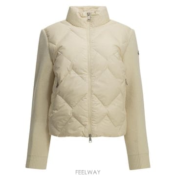 [V90]몽클레어 9B00041 M4281035 여성 니트 스웨터 가디건 Padded wool cardiga
