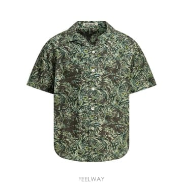 [V90]오라리 A26SS01APDARK BROWN 남성 셔츠 남방 Casual silk shirt