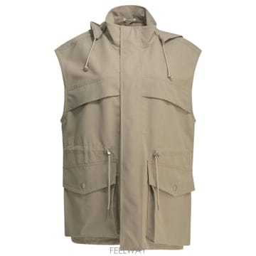 [V90]오라리 A26SV07WCTOP GRAY BEIGE 여성 자켓 코트 Max Sleeveless jac