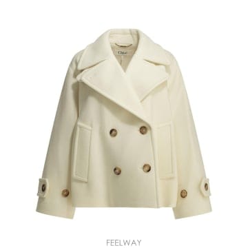 [V90]끌로에 CH25AMA96952112 여성 자켓 코트 아우터 Short wool coat