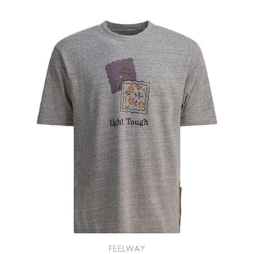 [V90]KAPITAL K2504SC190GRY 남성 티셔츠 상의 반팔티 Tough Peckish Bowy 