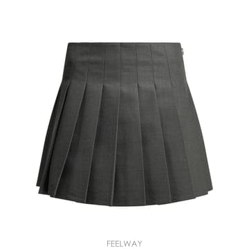 [V90]셀프포트레이트 PF26 006SK GRGREY 여성 스커트 치마 Pleated miniskirt