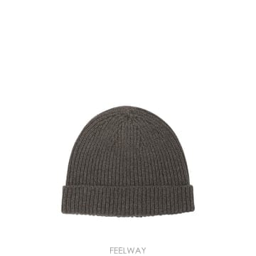 [V90]릭오웬스 RU02F4495WSBR34 남성 캡 모자 비니 버킷햇 Cashmere beanie