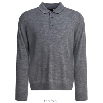 [V90]빈스 M05196453A058HGY 남성 폴로티 피케셔츠 Merino wool polo shirt