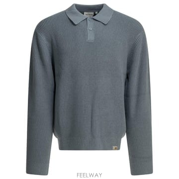[V90]칼하트 I0368583RHXX 남성 니트 스웨터 가디건 Miles polo sweater