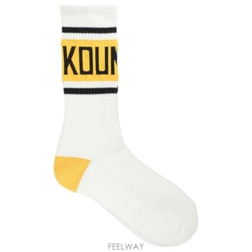 [V90]KAPITAL K2605XS550WHITE 남성 양말 삭스 캐주얼양말 144 Yarns Kountr