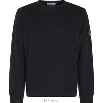(당일) 26FW 스톤 아일랜드 와펜 패치 블랙 맨투맨 L2S15 6100049 S0A20 V0029