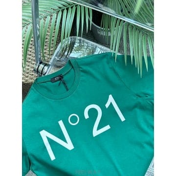 넘버21 키즈 반팔 티셔츠 그린
