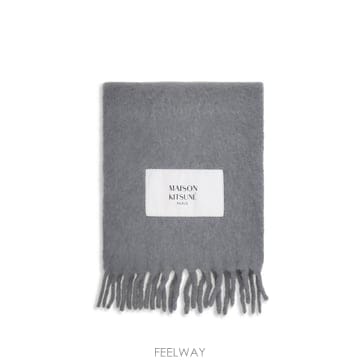 26FW 메종키츠네 머플러 스카프 MRUAT09WA0022 0650 GREY