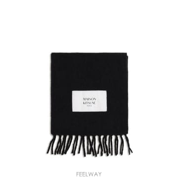 26FW 메종키츠네 베이비 알파카 스카프 LM06206WA0022 P199 BLACK