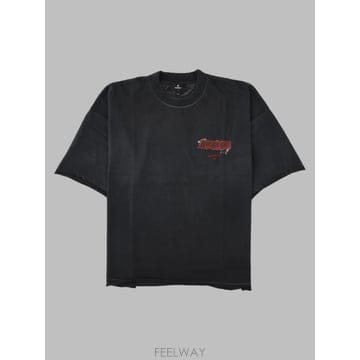 26FW 리프레젠트 반팔 티셔츠 MLM101074 06 BLACK