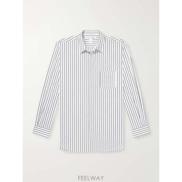 꼼데가르송 스트라이프 코튼 셔츠 FZ-B125-PER B0082314372