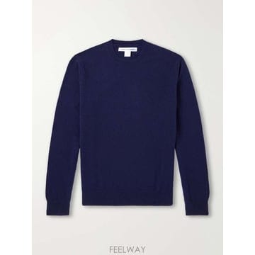 꼼데가르송 리브드 울 스웨터 FZ-N108-PER B0082314388