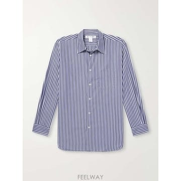 꼼데가르송 스트라이프 코튼 셔츠 FZ-B224-PER B0082314398