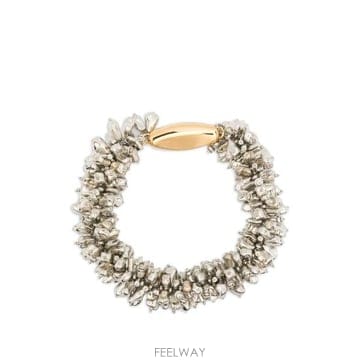 Dries Van Noten 26FW �帮�� �� ��ư ����� �Ҵ�Ʈ 0093 138210 952 SILVER26FW �帮�� �� ��ư ����� �Ҵ�Ʈ 0093 138210 952 SILV