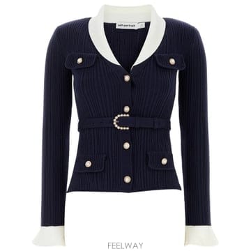 셀프 포트레이트 니트 가디건 PF26131CNNAVY B0192313667