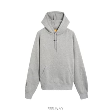나이키 로고 자수 후드티