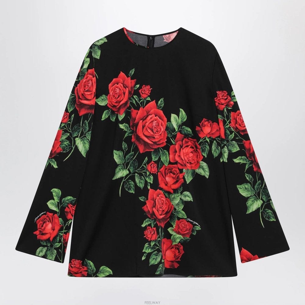 Dolce&Gabbana 26 F/W ��ü �� ���ٳ� ��ũ ����콺 WITH �÷ζ� ����Ʈ F B005231499626 F/W ��ü �� ���ٳ� ��ũ ����콺 WITH �÷ζ� ����Ʈ