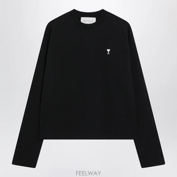 26 S/S 아미 아미 드 꾀흐 맨투맨 인 BLACKCREAM 코튼  B0052314997