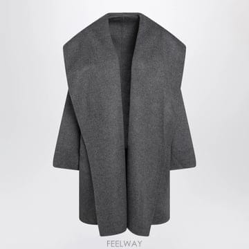 26 F/W 토템 라이트 그레이 울 후드 코트 264-WRO0343F B0052315112