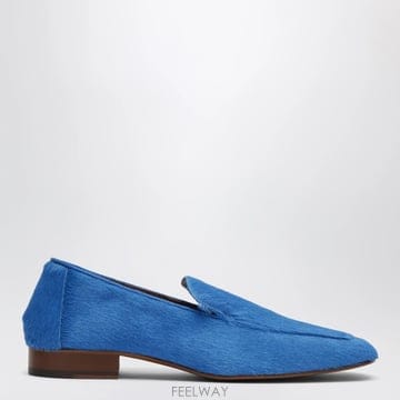 26 F/W 드리스 반 노튼 일렉트릭 블루 카프 헤어 로퍼 01170 B0052315130