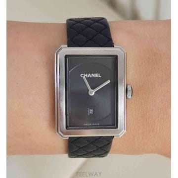 샤넬 보이프렌드 미듐 여성 시계 여자 팔찌 CHANEL
