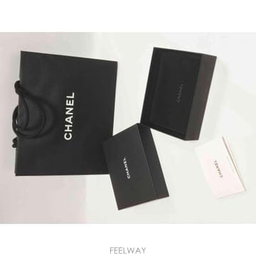 샤넬 반지갑 박스 + 더스트백 + 쇼핑백 + 북렛 풀구성