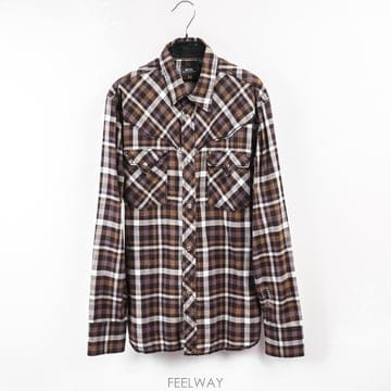 G-STAR RAW 지스타로우 스냅 체크남방 웨스턴셔츠 워크셔츠 C255