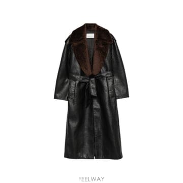 | Other Brand | The Frankie Shop Edra removable collar trench coat 122367184The Frankie Shop Edra removable collar trench coat 122