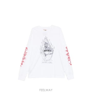 갤러리디파트먼트 graphic print long sleeve T shirt 12236707791112 TP