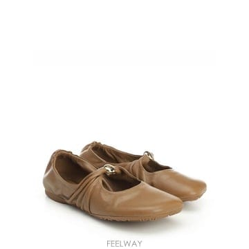 Loewe Loewe Pebble ballerina flats in nappa L815466X463980 TP57789Loewe Pebble ballerina flats in nappa L815466X463980 T