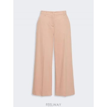 Max Mara 26FW �������� Pantalone in raso di cotone   ROSA ANTICO WE51360326FW �������� Pantalone in raso di cotone   ROSA ANTIC