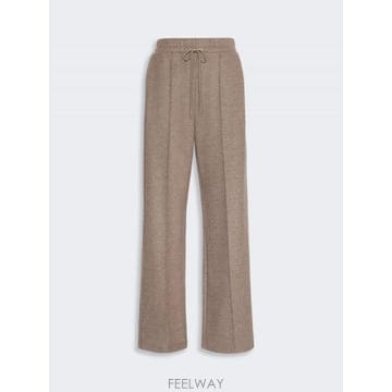 Max Mara 26FW �������� Pantalone in ���� drap   MARRON GLACE WE57860262060026FW �������� Pantalone in ���� drap   MARRON GLACE WE