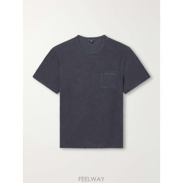26 FW 제임스펄스 블랙 슬럽 코튼 저지 티셔츠 TP581584248
