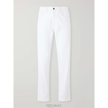 26 FW CANALI 오프 화이트 테이퍼드 진 TP581563179