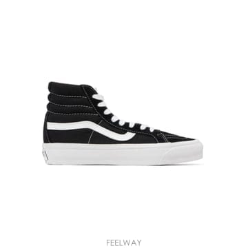 26 FW  블랙   화이트 LX 리이슈 38 SK8 하이탑 스니커즈 262739M236000