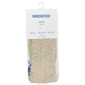 Birkenstock [V90]���˽�Ź 1008033BEIGE WHITE ���� �縻 ��Ÿŷ ���뽺 �ϻ轺 Cotton socks[V90]���˽�Ź 1008033BEIGE WHITE ���� �縻 ��Ÿŷ ����