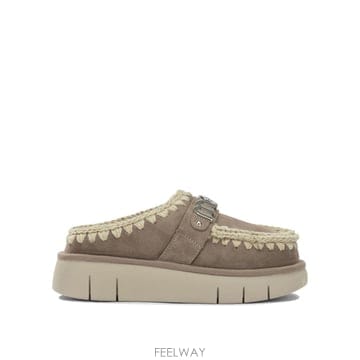 [V90]Mou MUFW531001AELGRY 여성 로퍼 옥스퍼드 더비슈즈 뮬 Loafers Slippers