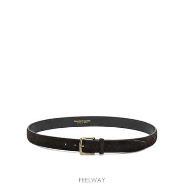 [V90]오피시네크리에이티브 OC STRIP 29AERO SUEDE TESTA DI MORO 남성 벨트 버클