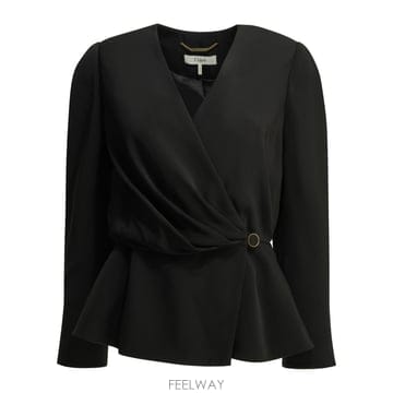 [V90]끌로에 CH26AHT70036001 여성 티셔츠 민소매 셔츠 폴로티 Casual draped top