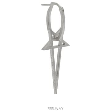 릭오웬스 펜타그램 이어링 실버 MMT